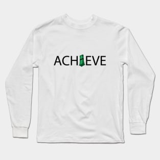 Achieve achieving financial freedom Long Sleeve T-Shirt